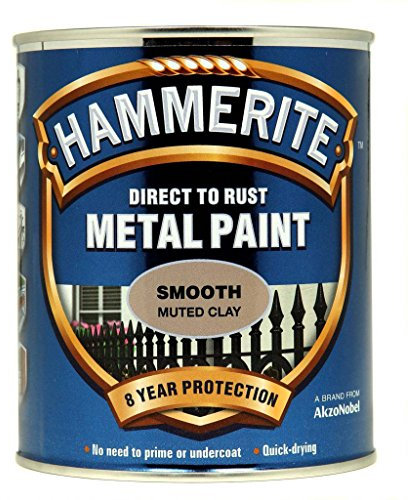 Hammerite Metal Paint Smooth 750ml Muted Clay by Hammerite