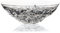 CRISTALICA Schale Salatschale Obstschale Katarina Gold Transparent D 32,5 cm Kristall