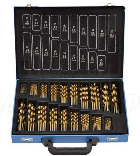 170pc Drill Bit Set in Metal Case HSS4241