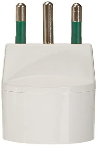 Vimar RI.00303B Adattatore SICURY 250 V~, bianco - max 1500 W, spina grande 2P+T 16 A standard italiano, presa grande 2P+T 16 A standard italiano tipo P30