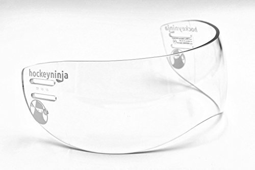 Hockeyninja.com (TM) R7 Pro Welle-Cut Hockey Visier (Anti-Kratz/Anti-Beschlag) Ce-Zertifiziert