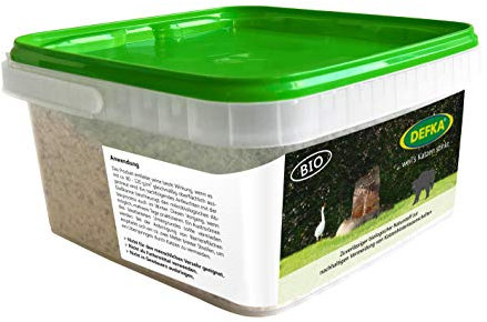 DEFKA 1,0 kg Zuverlässiger biologischer Naturstoff zur nachhaltigen Vermeidung von Katzenhinterlassenschaften - Katzenabwehr - Katzenschreck.