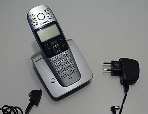 Gigaset E360 Schnurlostelefon (beleuchtetes Grafikdisplay, große Tasten, große Schrift, Freisprechfunktion) titanium