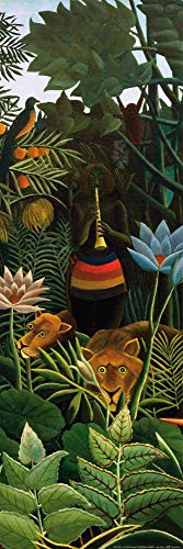 1art1 Henri Rousseau Poster Der Traum, 1910 Kunstdruck Bild 91x30 cm