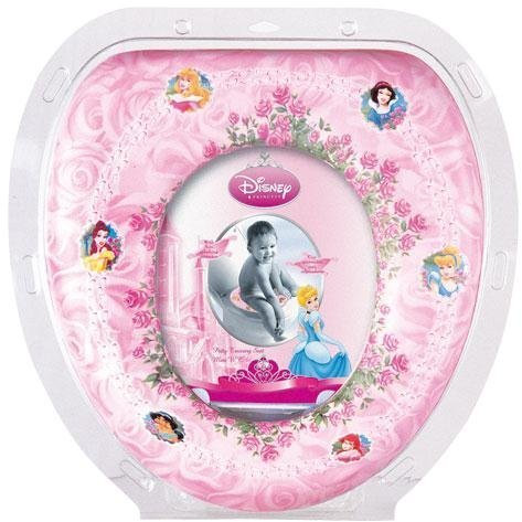 DISNEY PRINCESS KIDS PADDED TOILET SEAT POTTY TRAINING
