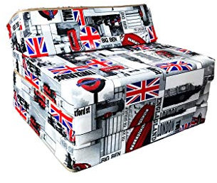 Natalia Spzoo Schlafsessel Klappmatratze Gästebett Bettsessel Schlafsofa Faltmatratze matratze (London)