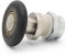 ShowerPart Shower Door Roller/Runner/Wheel/Pulley AQ3, Wheel Diameter 28mm, Overall Length 36mm, Shower Door Replacement Parts, Stainless Steel, POM Zinc Alloy Brass Axis 1x