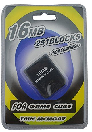 Link-e - Tarjeta de memoria 16mb (251 blocks, memoria no comprimida) para salvaguardia sobre consola Nintendo Gamecube