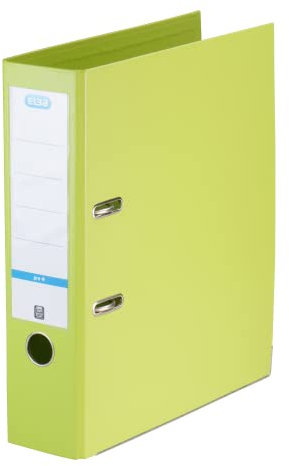 Elba Premium Akten-Ordner A4, smart Pro plus, 8 cm breit, Kunststoff Ordner, hellgrün, 1 Stück