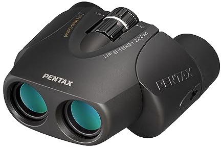 Pentax Pixel Bino Up 8 – 16 x 21 Black Porro schwarz Kinderwagen – Fernglas (111 mm, 53,3 mm, 111 mm, 309 G)