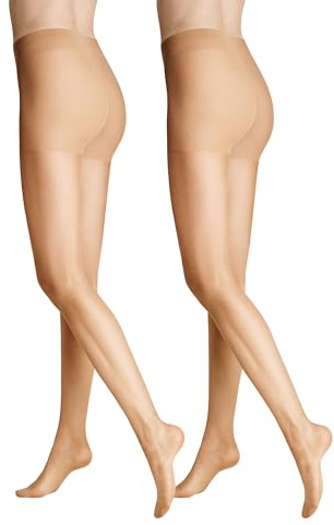 Hudson Damen Strumpfhose Lilly Lafina 15 2-Pack transparent matt 15 DEN