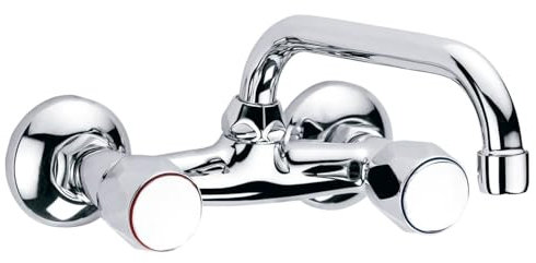 Clever 96089 Grifo de Cocina Bimando, Urban, Cromado