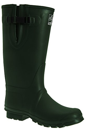 Woodland Unisex Neopren Gummistiefel mit Thermo-Isolierung (49 EU) (Dunkles Olivgrün)