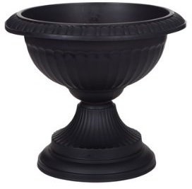 Whitefurze G1503 42cm Grecian Urn - Black