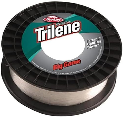 Berkley Trilene Big Game Unisex-Adulto, Trasparente, 40LB | 18,2kg, 600m