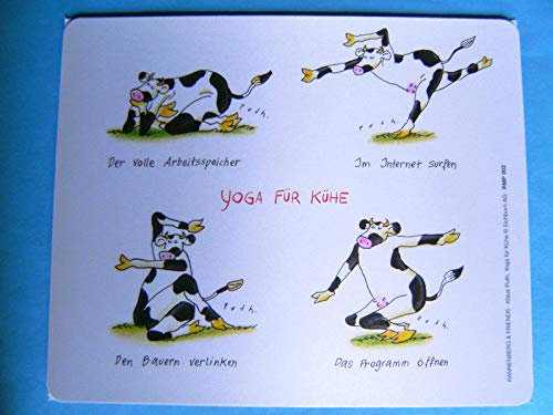 Rannenberg und Friends Maus-Pad Yoga für Kühe