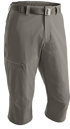 Maier Sports Jennisei, Kurze Herren Wanderhose, Wasserabweisende Capri | Für Trekking und Hiking, mSTRETCH pro 4 für mehr Komfort, Dryprotec für schnelles Trocknen, Perfekt für den Sommer