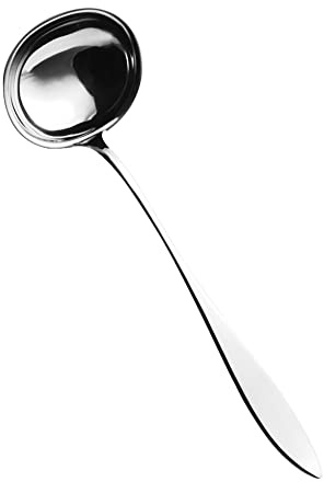 Salvinelli Galileo Mestolo Cucina Acciaio Inox 18/10, Mestolo da Cucina Spessore 3,0 mm, Made in Italy, Finitura lucida