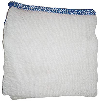 Jantex Heavy Duty Dish Cloths 406x254mm (10 Pack), Blue CD787 | Machine washable for reuse; helps prevent cross-contamination in busy kitchens, pubs, and restaurants.