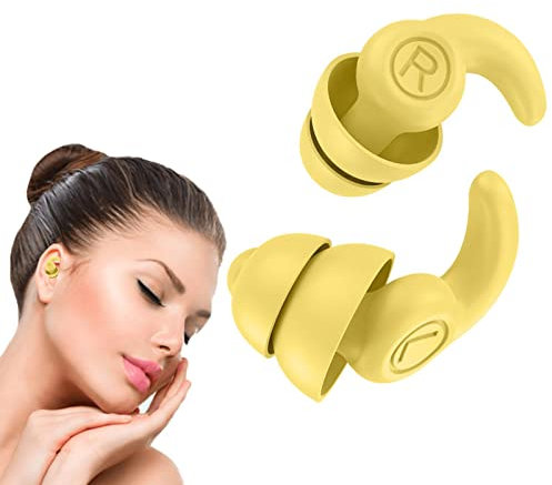 Facynde Ohrstöpsel zur Geräuschreduzierung | Weiche, Wiederverwendbare leise Silikon-Ohrstöpsel - wasserdichte Ohrstöpsel Gehörschutz für Konzert, Schwimmen, Lernen, Laute Geräusche, Schnarchen