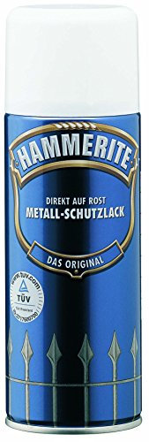 Hammerite Metallschutzlack Spray Hammerschlag, Dunkelgrau, 400ml