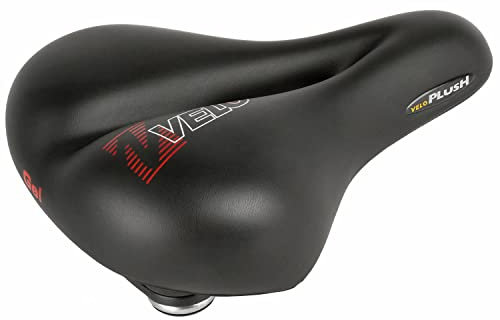 Velo Sattel Plush Gel Elasto, black, 254 x 200 x 90 mm