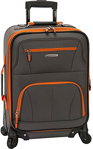 Rockland Handgepäck, 48,3 cm, erweiterbar, Anthrazit