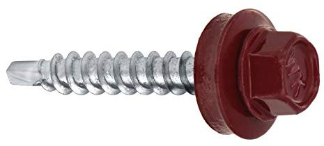 Bohrschrauben 4,8 х 35 mm 250 Stück RAL: 3005 - Weinrot Trapezblechschrauben - 03130435