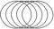 sourcing map 5Stk. Nitrilkautschuk O-Ringe 120 mm AD 116 mm ID 2 mm Breite metrische Dichtung
