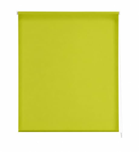Estoralis | GOVE | Tenda a rullo disegno moderno | Traslucida tinta unita | Pistacchio | 110 x 235 cm (larghezza/altezza) dimensione del tessuto 107 x 230 cm. | Tende per finestre e porte
