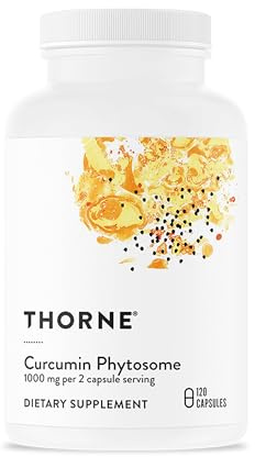 THORNE Curcumin Phytosome, 1,000 mg Curcumin Supplement, 120 Capsules