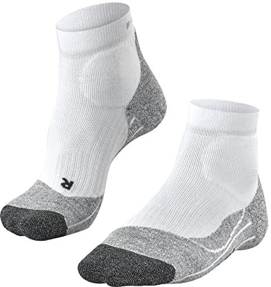 FALKE Herren Tennissocken TE2 Short M Sso Baumwolle Funktionsmaterial antiblasen 1 Paar, Weiß White-Mix 2020, 44-45