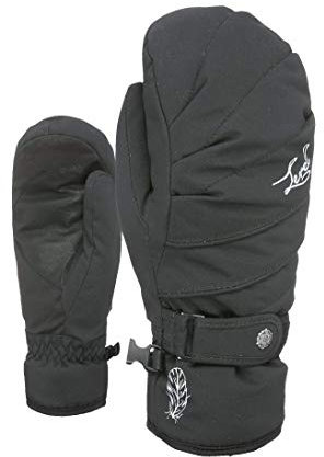 Level Damen Handschuhe Ultralite W Mitt, Black, 7.5/SM