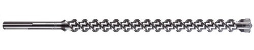 Metabo 6.23322.00 Punta da Martello Riportata in Metallo Duro con Codolo SDS-Plus, 20X400 mm, 4 Taglienti