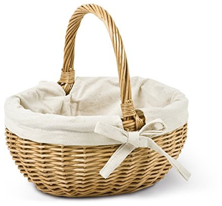 Kinderkorb oval braun