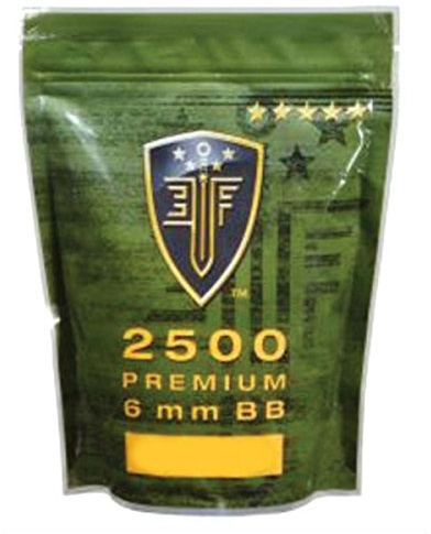 Umarex Elite Force Airsoft Plastic BBs 0.25g Zip Bag 2500 -
