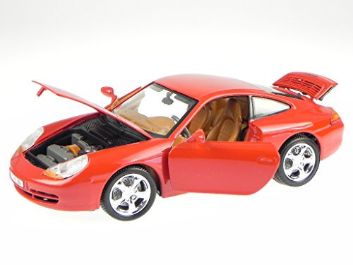 Porsche 911 996 Carrera rot Modellauto 18-12060 Bburago 1:18