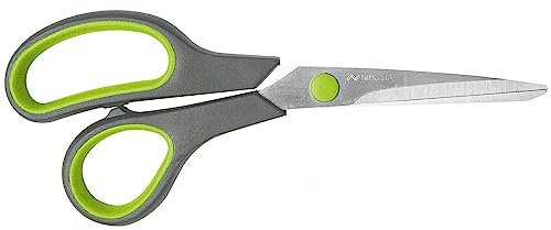 Nirosta Softgriff-Schere für Küche, Haushalt & Arbeitsplatz – Extra scharfe Edelstahl-Klingen, Ergonomischer Softgriff, Langlebig & Rostfrei