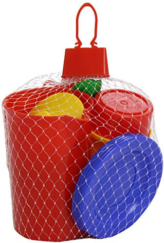 Dantoy Coffee Set in Net, Role Play Tea Party with 17 Pieces Pretend Play Toys for Kids – Multi-Colour