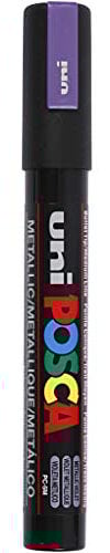 Uni-Ball Posca Medium Bullet Tip Marker - Metallic Violet