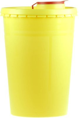 Kanüleneimer 2 l Gelb