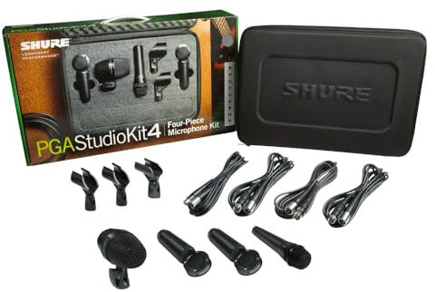 Shure PG ALTA 4-Piece Studio Microphone Kit (PGASTUDIOKIT4)