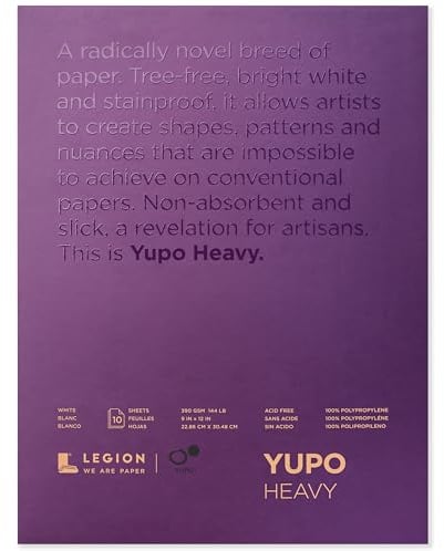 Yupo Paper Painting and Drawing, Multi 9-x-12-Inch