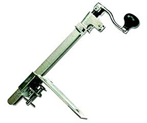 ILSA Apriscatole da Banco, 2 Lame, 2 Ruote Dentate, Ghisa, h cm 44