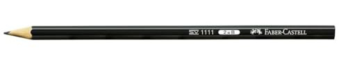Faber-Castell 111101 Bleistift 1111 - B, schwarz