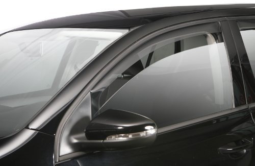 Déflecteurs latéraux compatible avec BMW X5 E70 2007-2013 & F15 2013-, Gris fumé, Rauchgrau