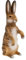 Marolin Osterhase zum Füllen, braun 22cm hoch/braun/ohne Korb