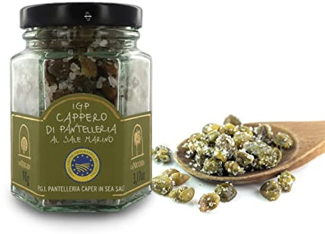 Capperi di Pantelleria IGP al sale marino, Kapern IGP in Meersal