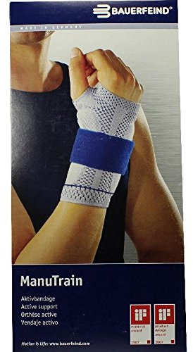 MANUTRAIN Handgelenkbandage links Gr.5 schwarz 1 St