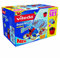 Vileda Supermocio 3 Action Mop Set Contains Mop and Bucket and Wringer, Red